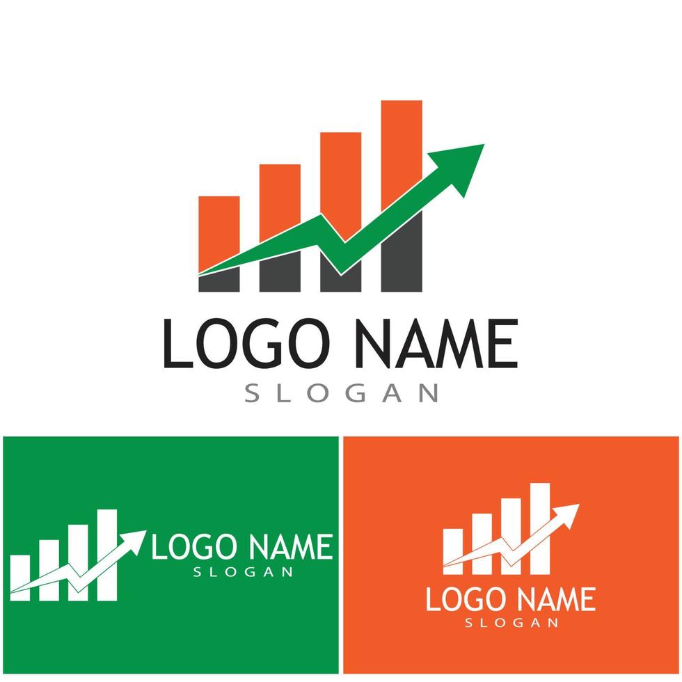 Geschäftsfinanzierung professioneller Logo-Vorlagenvektor vektor