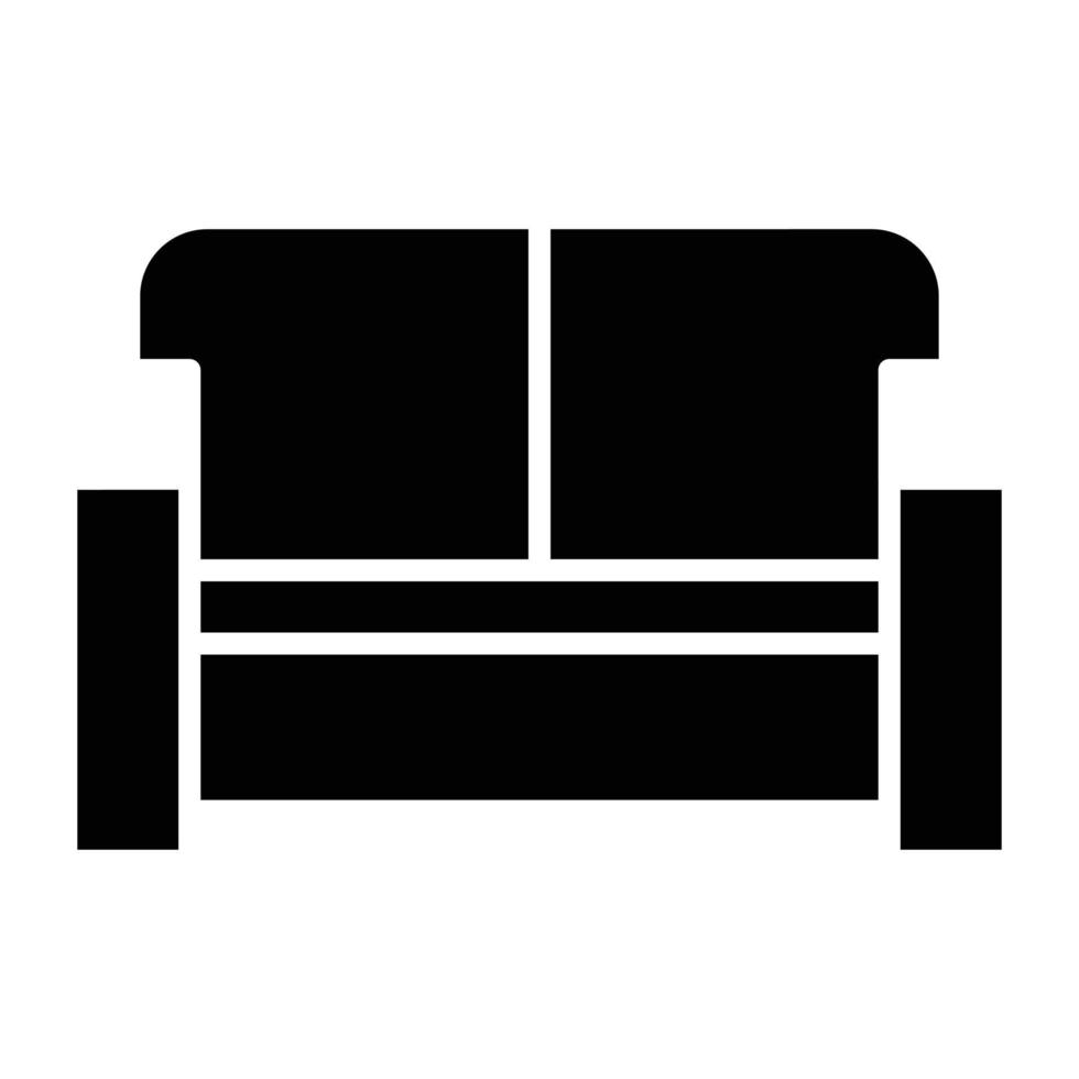 Sofa-Icon-Stil vektor