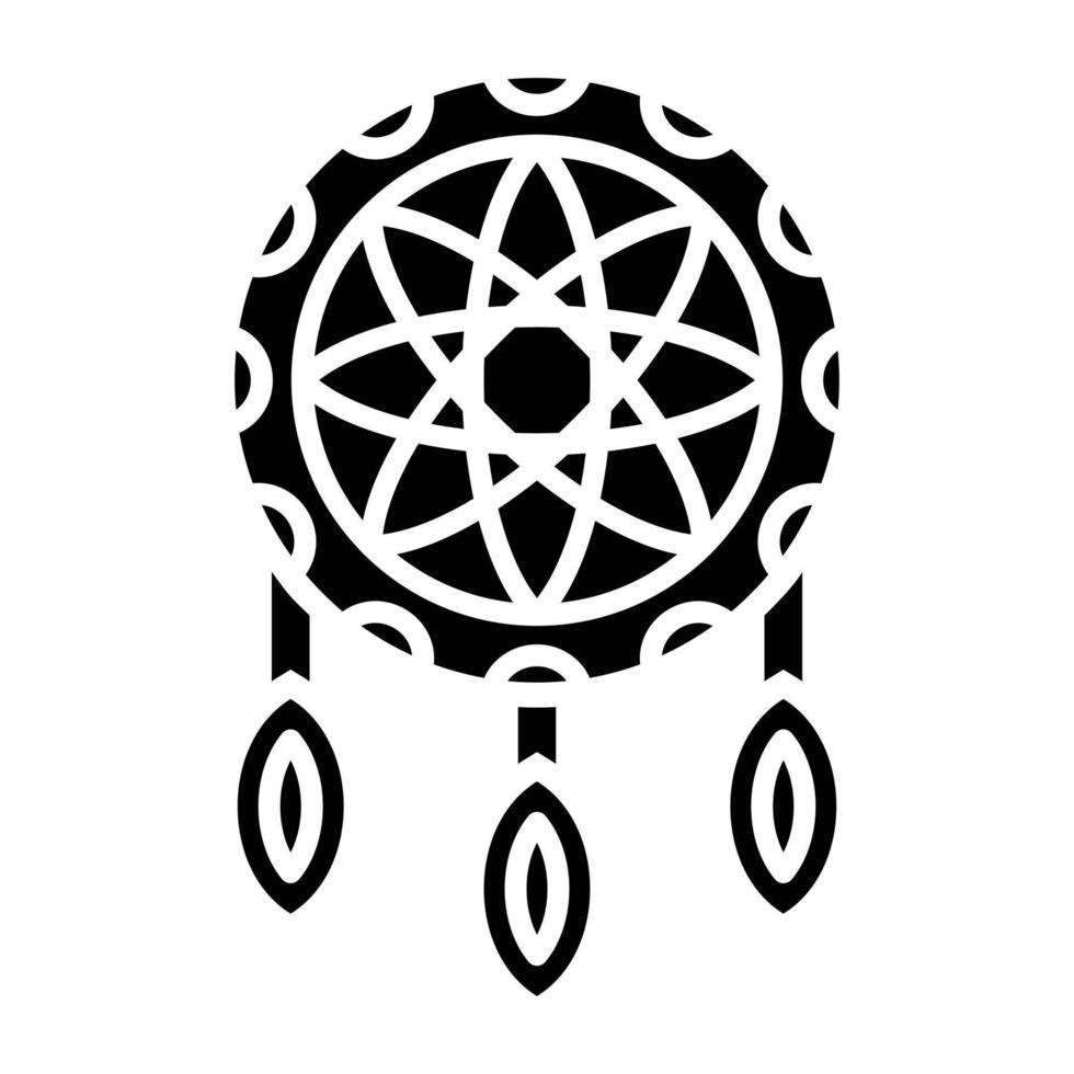 Dreamcatcher-Icon-Stil vektor