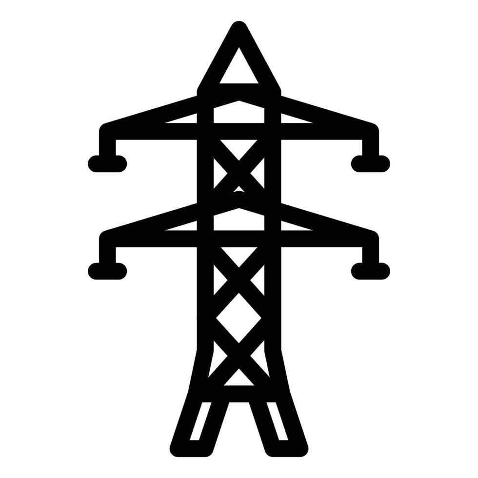 Symbolstil für elektrische Energie vektor