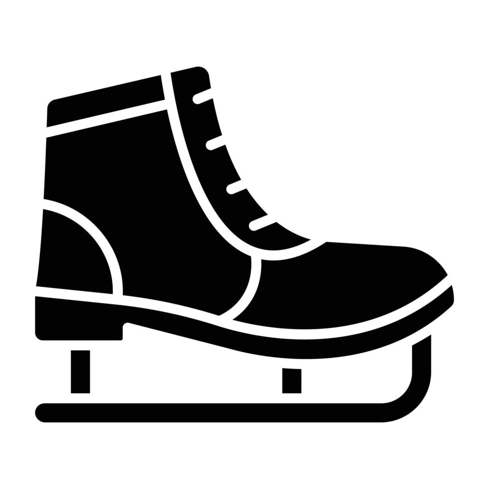 Schlittschuh-Icon-Stil vektor