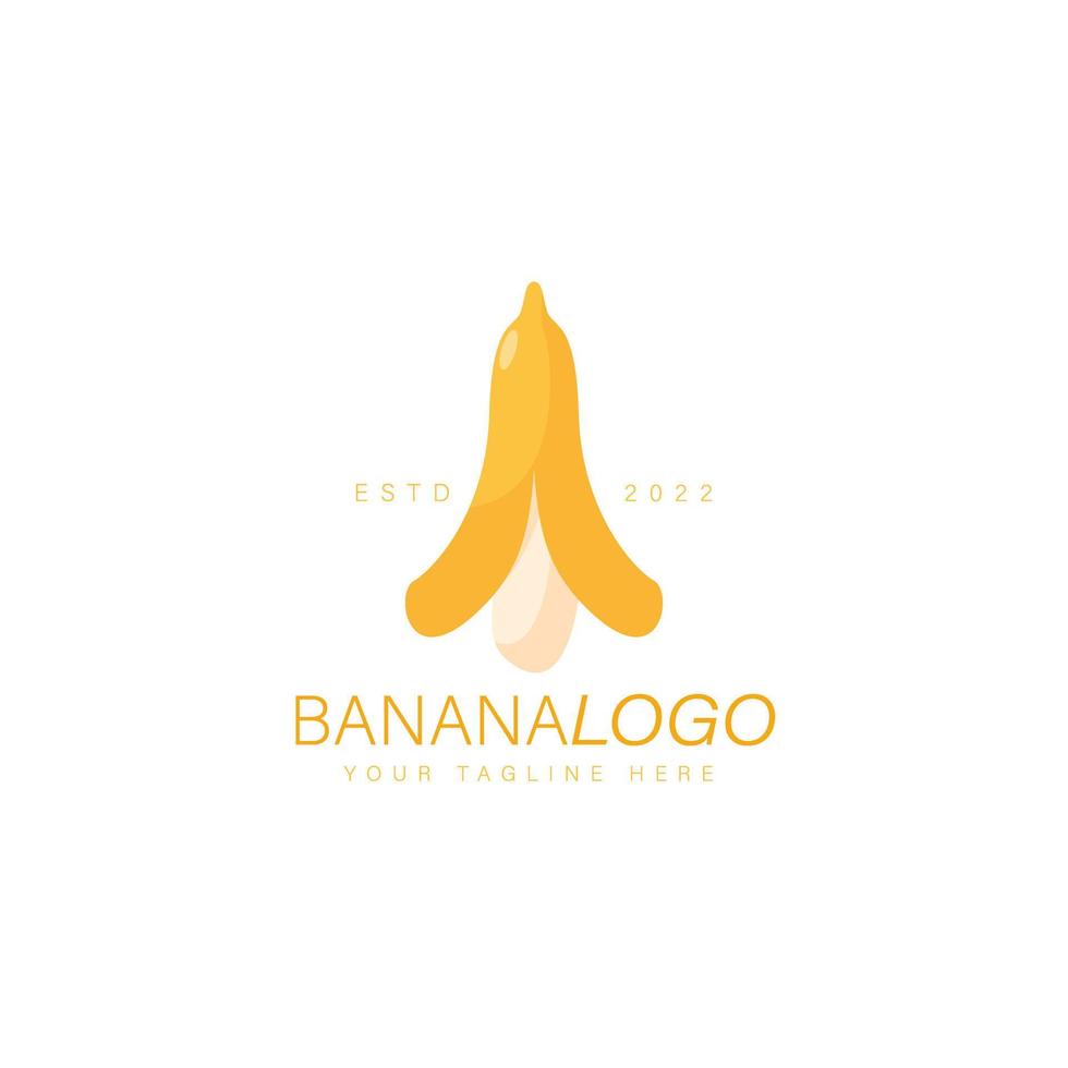 bananenlogo-designillustration vektor