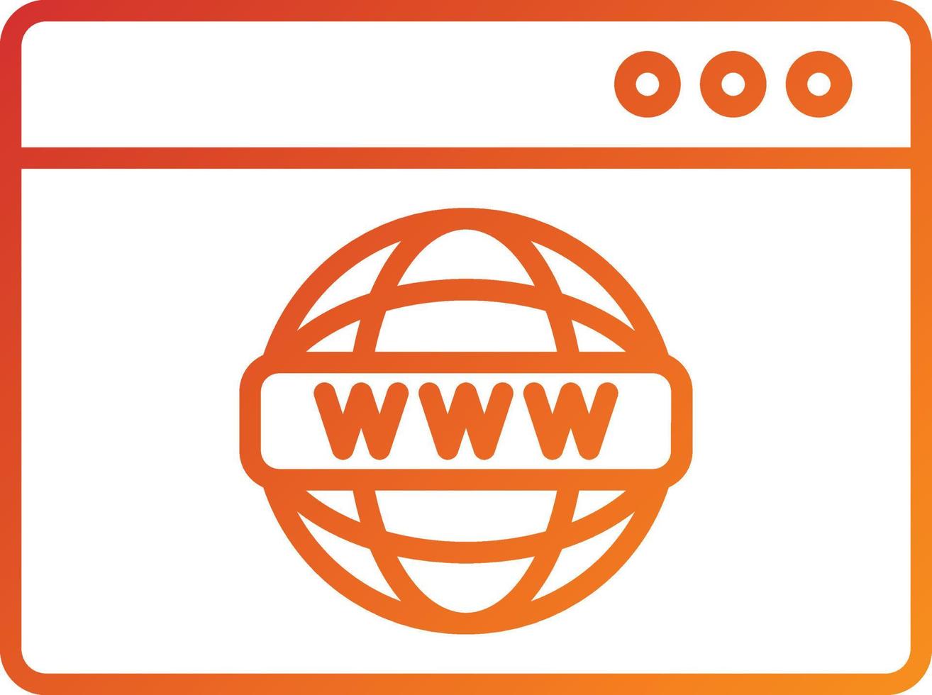 WWW-Icon-Stil vektor