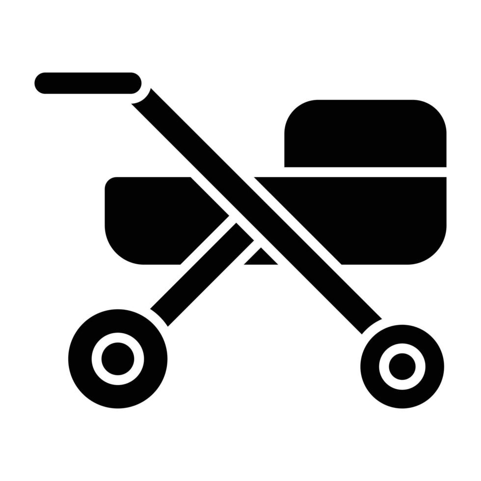 Kinderwagen-Icon-Stil vektor