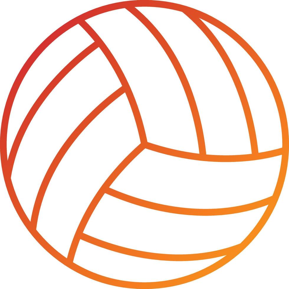 volleyboll ikon stil vektor