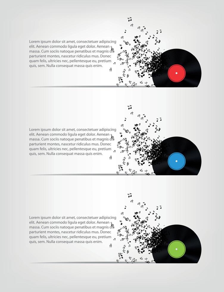 abstrakte Musikhintergrund-Vektorillustration für Ihr Design vektor