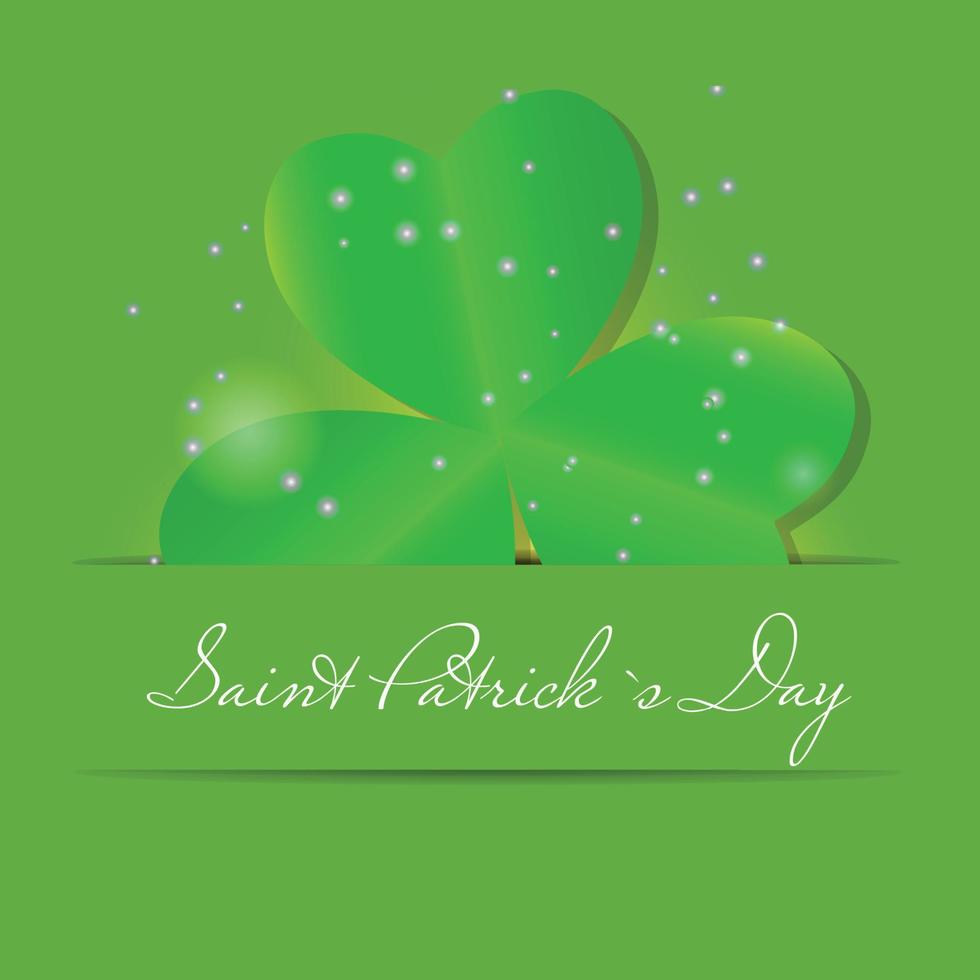 Saint Patricks Day Hintergrundvektorillustration vektor