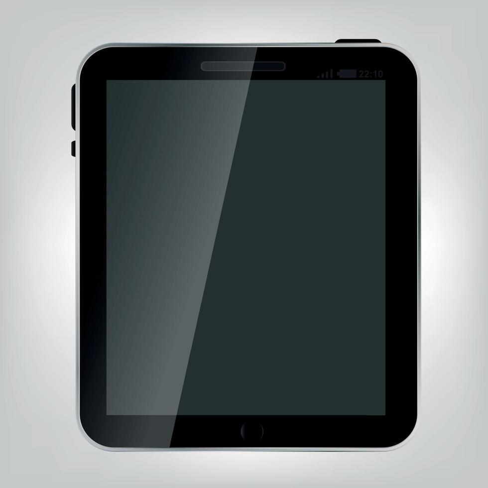 abstrakte digitale Tablet-Vektor-Illustration vektor