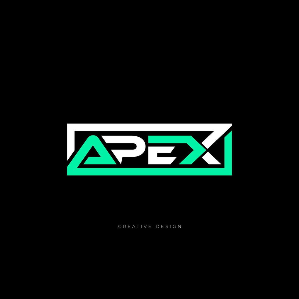 Apex professionelle elegante Logo-Idee vektor