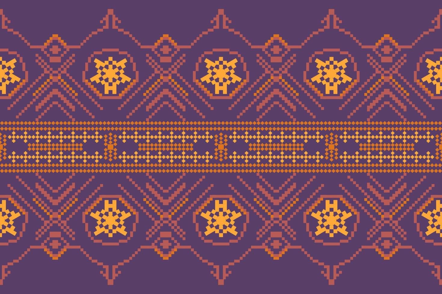 traditionelles Design des geometrischen ethnischen orientalischen Musters für Hintergrund, Kleidung, Verpackung, Batik, Stoff, Stickereiart. vektor