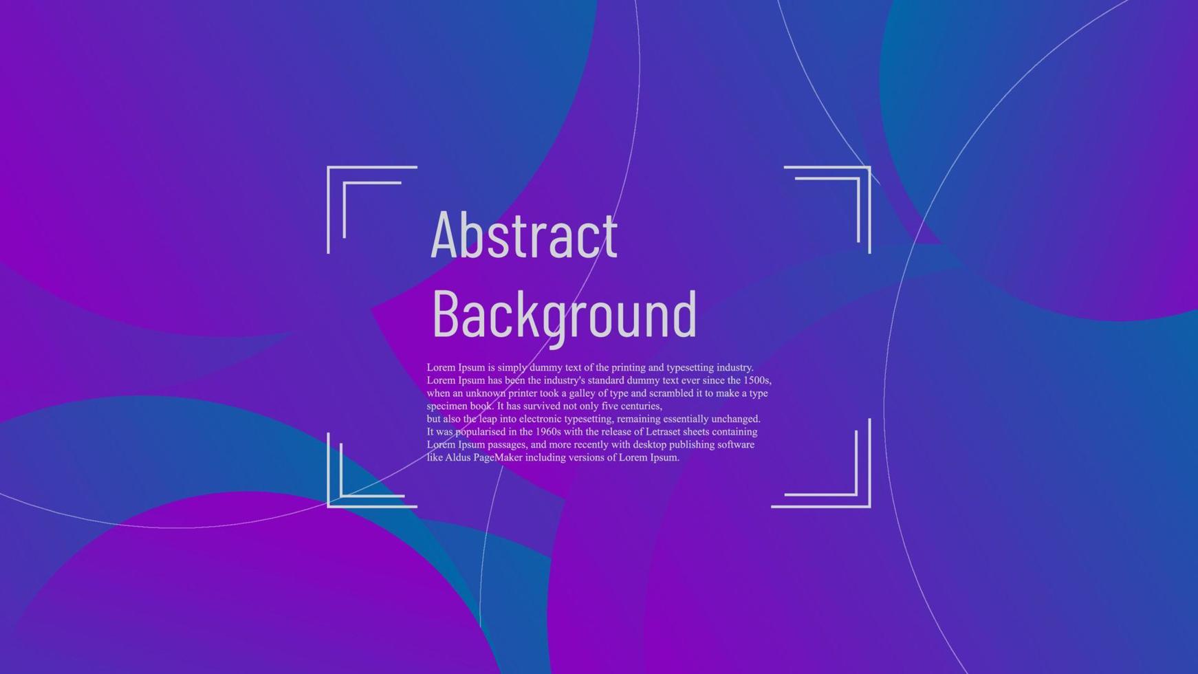 abstraktes farbiges Vollkreis-Überlappungselement, modernes rundes Tapetendesign mit Farbverlauf vektor