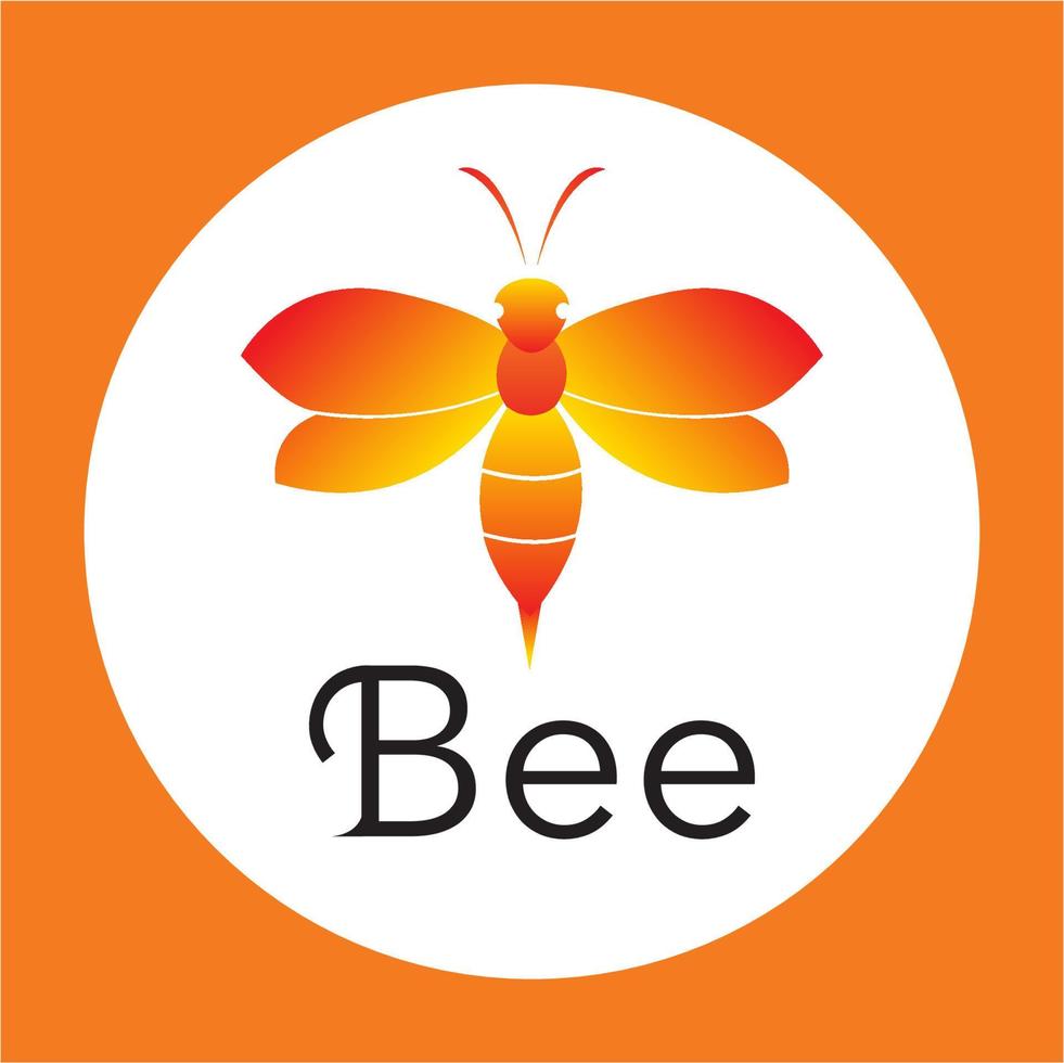 Bienen-Symbol-Logo vektor