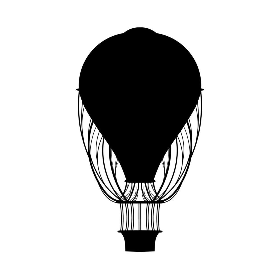 varmluftsballong vektor illustration design