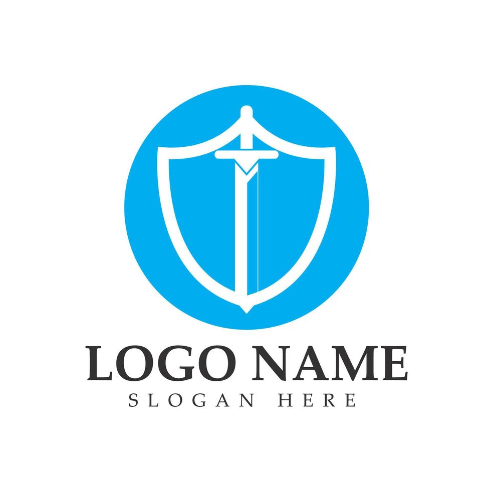 sköld logotyp design vektor, sköld emblem logotyp mall, logosymbol ikon-vektor vektor