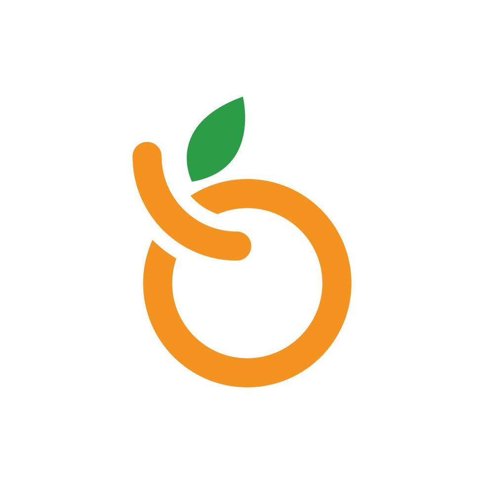 orange Logo-Vektor vektor