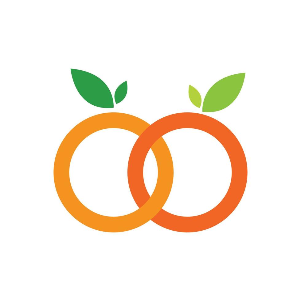 orange Logo-Vektor vektor