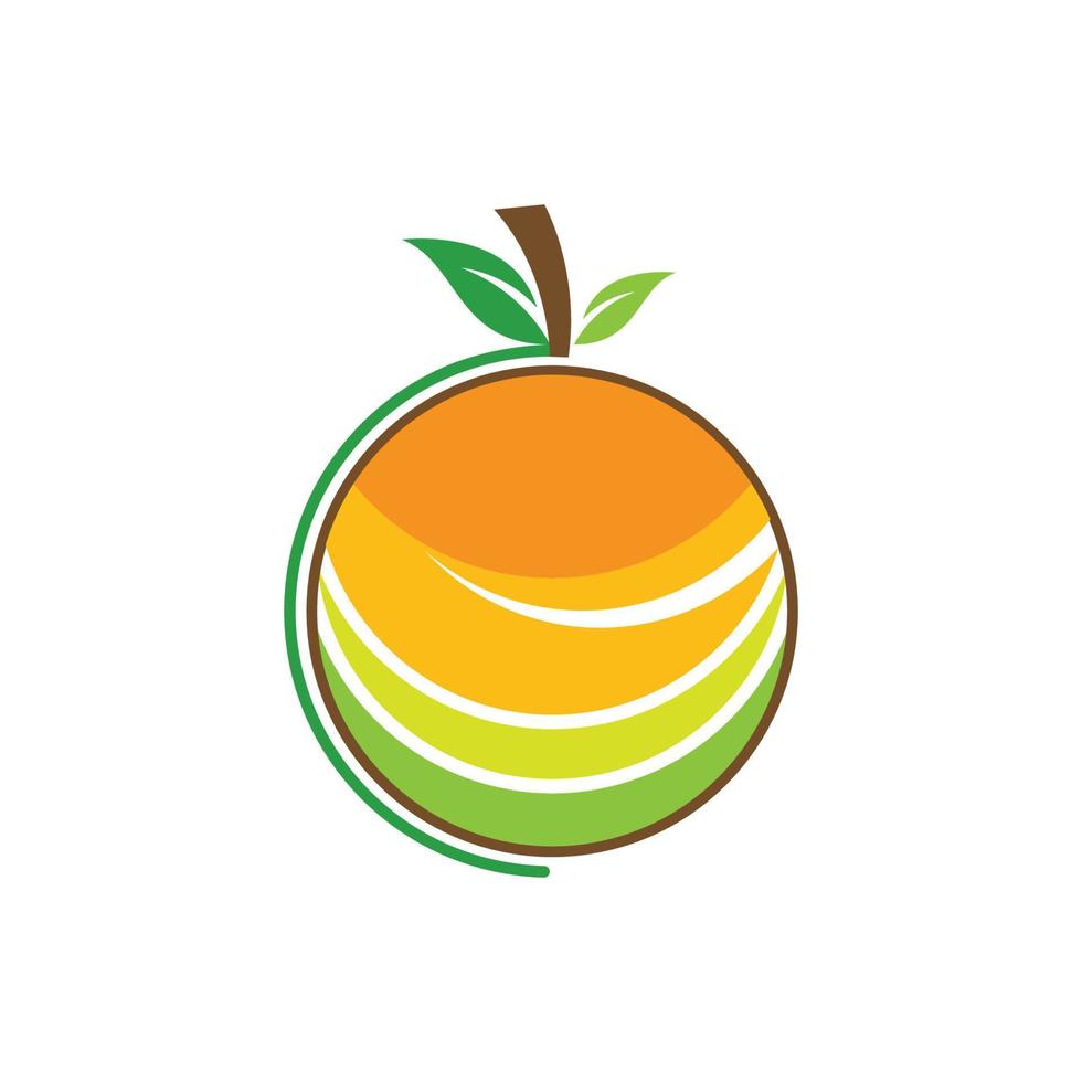 orange logotyp vektor