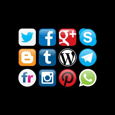 Social Networks Logo Vektoren