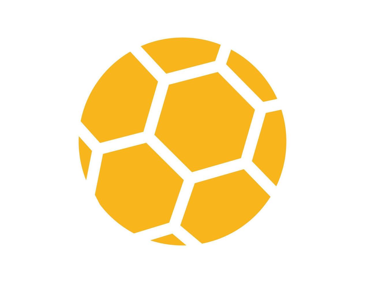 vektor design, fotboll form ikon