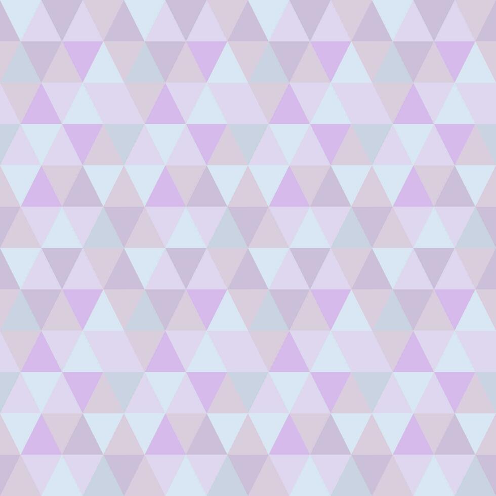 pastell lila triangel form sömlös bakgrund vektor