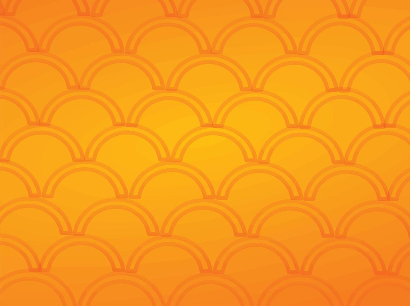orange rot golden gelb farbe welle rund abstrakt muster vintage retro kreis geometrisch kreativ grafikdesign mode dekoration textur stoff element drucken kunst zeichnung schön vektor
