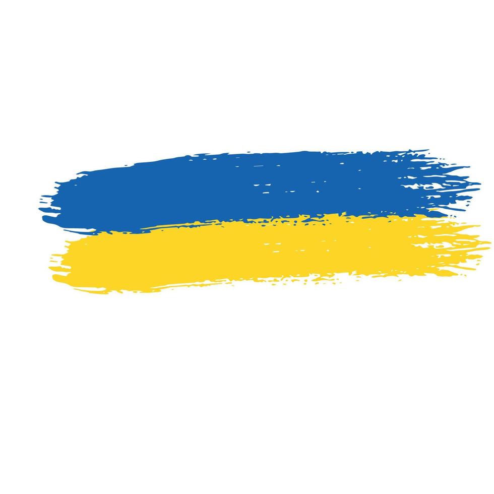 ukrainska flaggan. Ukrainas flagga. National symbol. kris i Ukraina koncept. vektor illustration isolerade på vitt. stå med ukraina