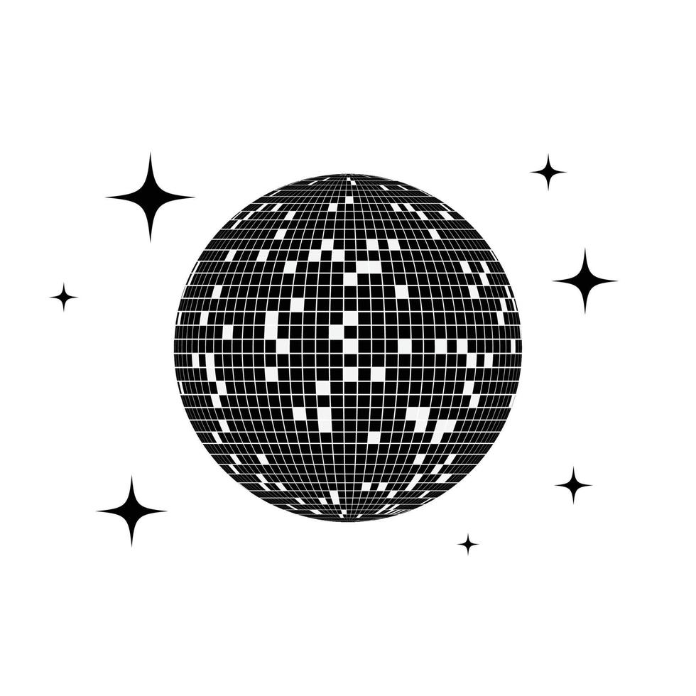 disco ball ikon vektor