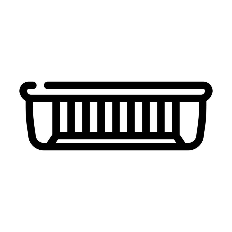 Fischkonserven Container Symbol Leitung Vektor Illustration