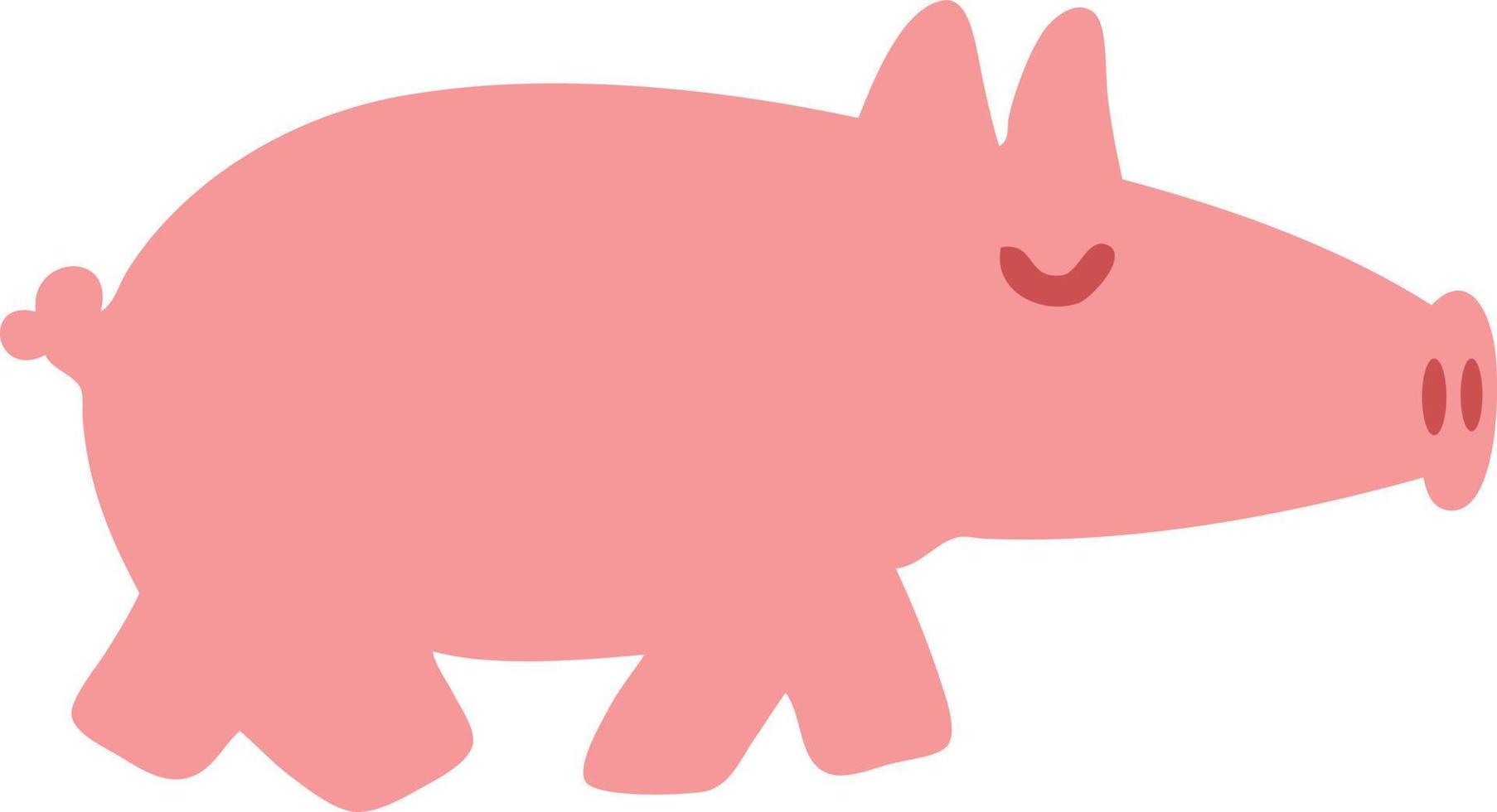 Langschnäuziges Schwein vektor