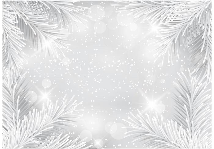 Free Silver Glitter Weihnachten Vektor Hintergrund