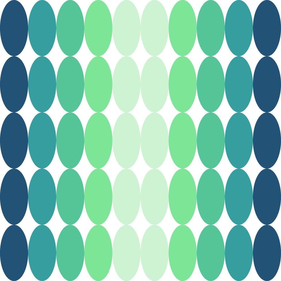 illustratör vektor av en rad av ovala med grön gradient, abstrakt sömlös grön gradient bakgrund