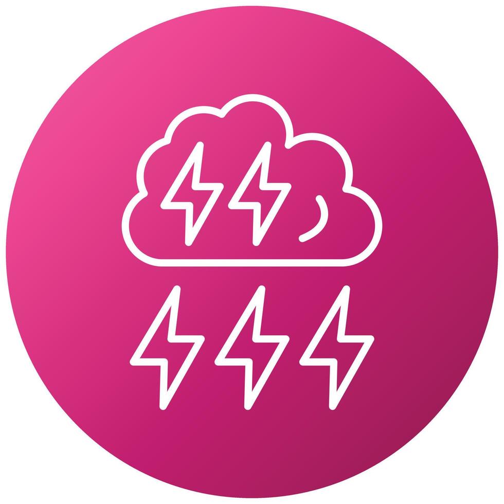 Gewitter-Icon-Stil vektor