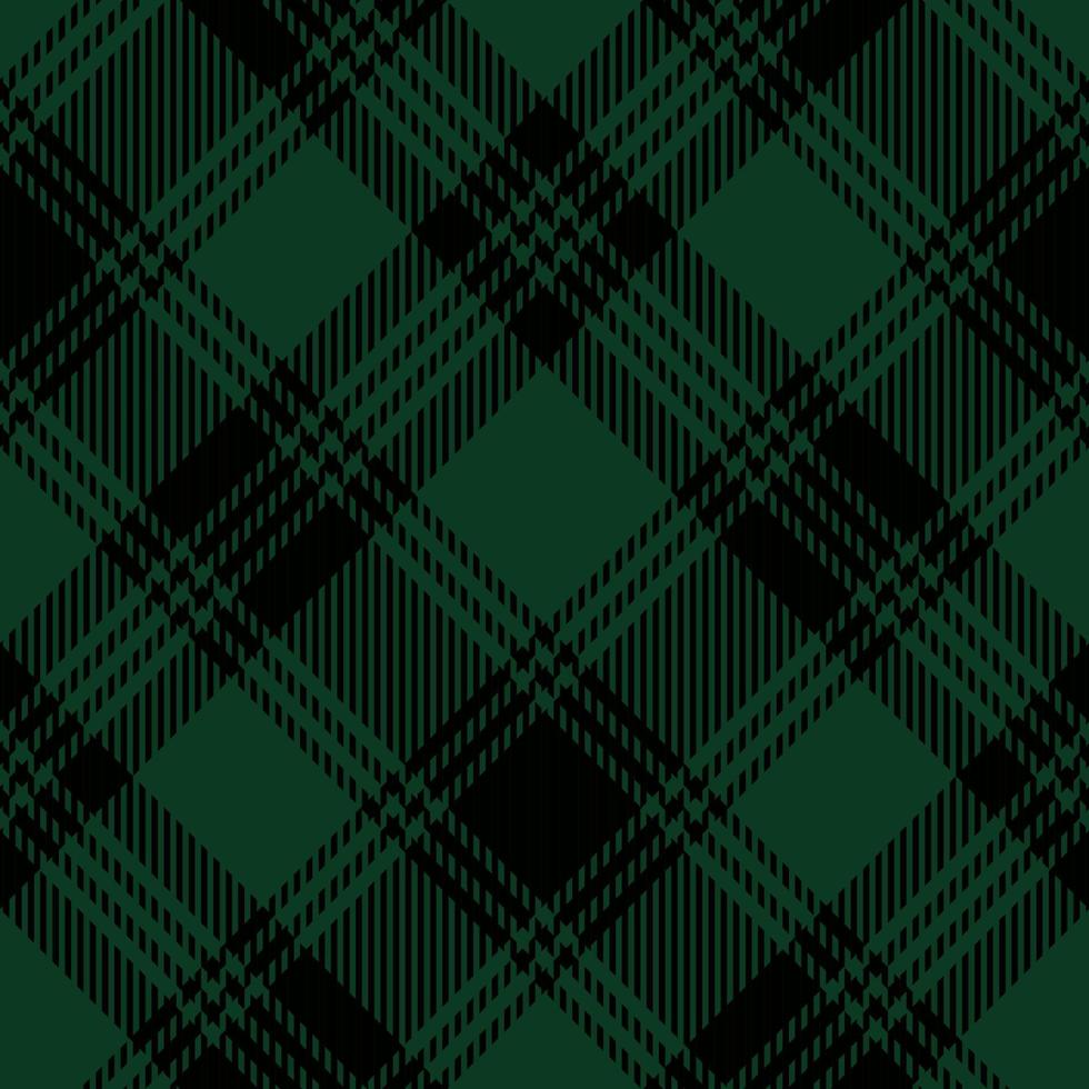 klassiskt rutigt mönster i grönt och svart. tartan rutigt mönster för filt, kjol, skjorta, bordsduk och annan tyg textil design vektor