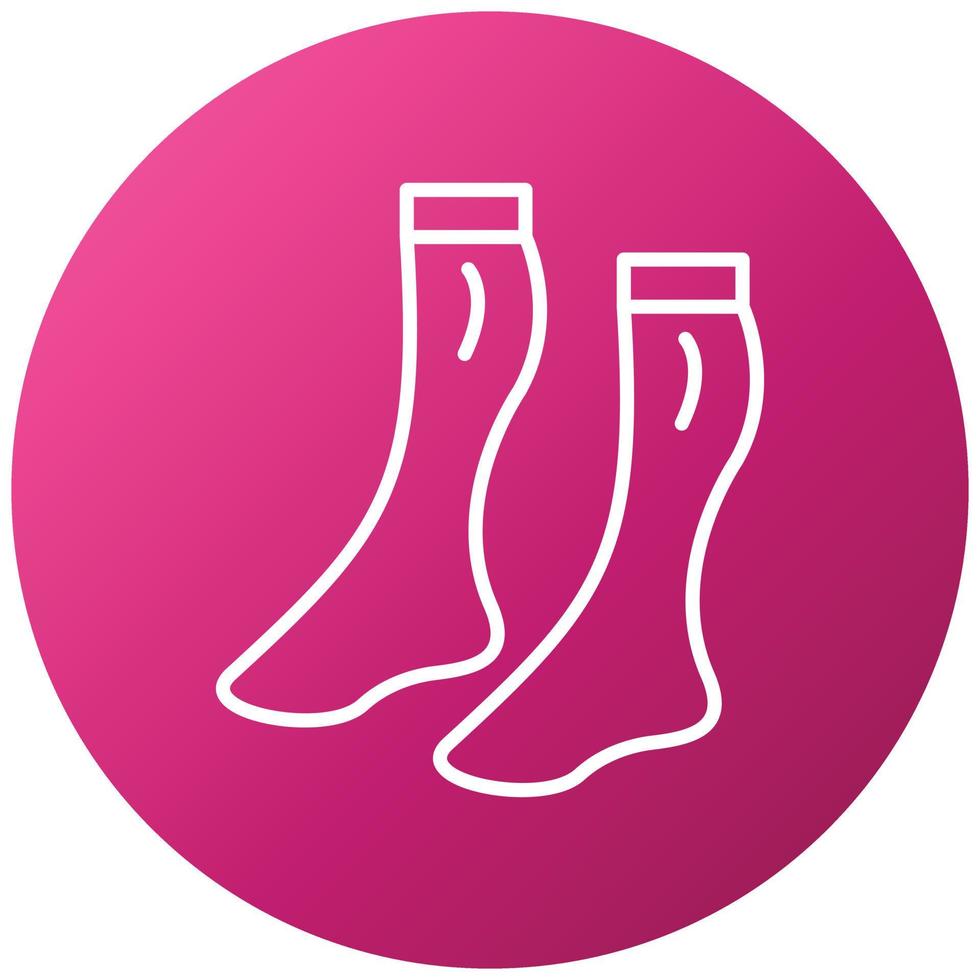 Socken-Icon-Stil vektor