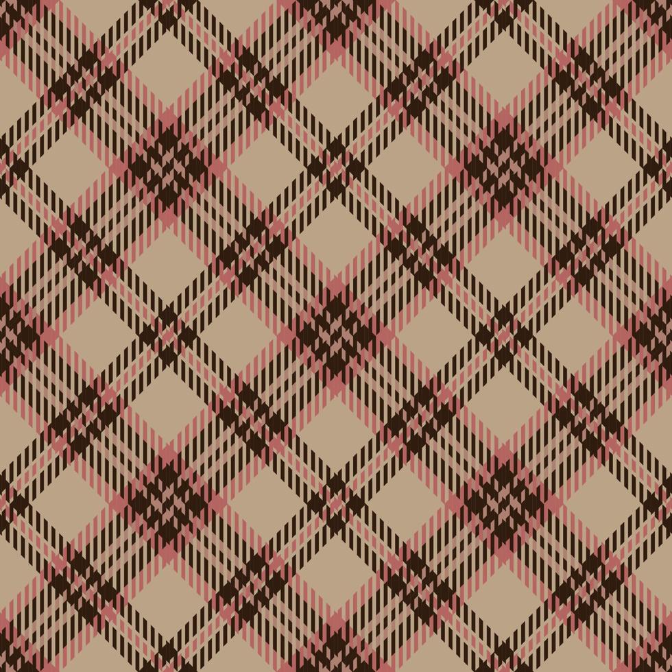 klassisches Karomuster in Braun und Violett. Tartan-Plaid-Muster für Decken, Röcke, Hemden, Tischdecken und andere Textildesigns vektor