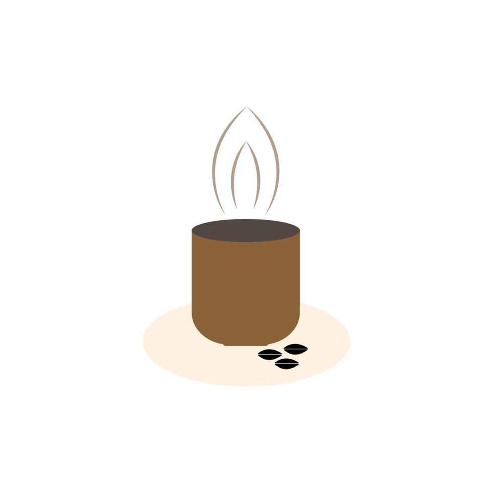 Kaffee-Vektor-Icon-Design-Illustration vektor