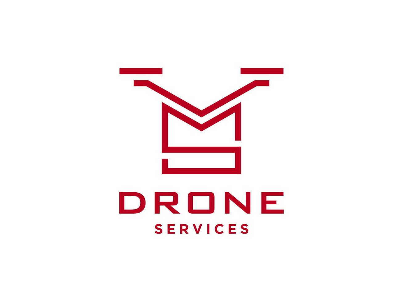 Buchstabe s Drohnen-Logo-Vorlage Vektor-Symbol. Fotografie-Drohne-Vektor. Quad-Copter-Vektorsymbol vektor