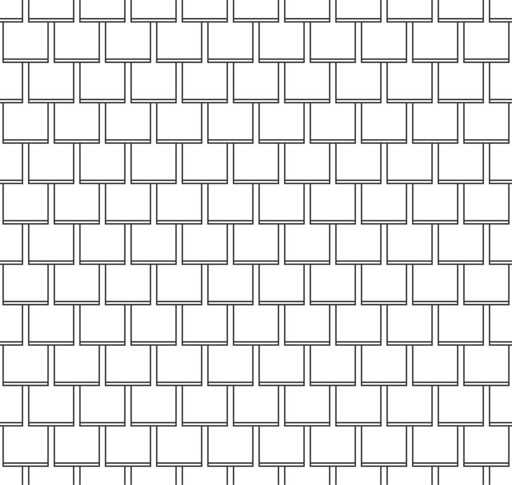 abstrakt sömlösa mönster, svart och vitt tegeltak. design geometrisk struktur för utskrift. linjär stil, vektorillustration vektor