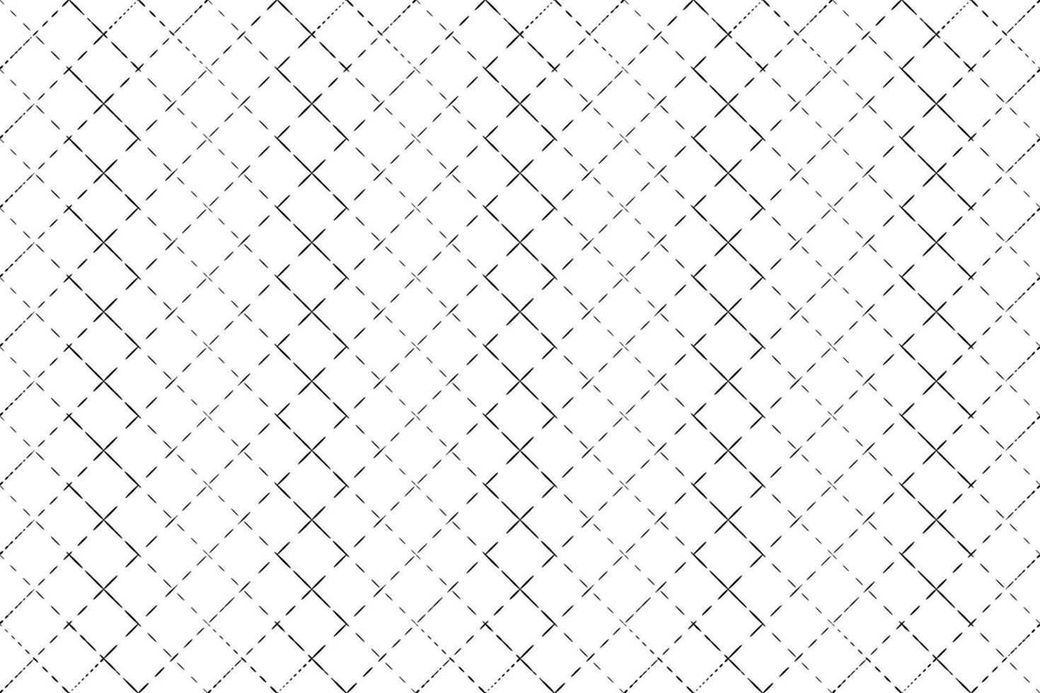 abstrakt mönster svart galler med prickade linjer på vit bakgrund vektorillustration vektor