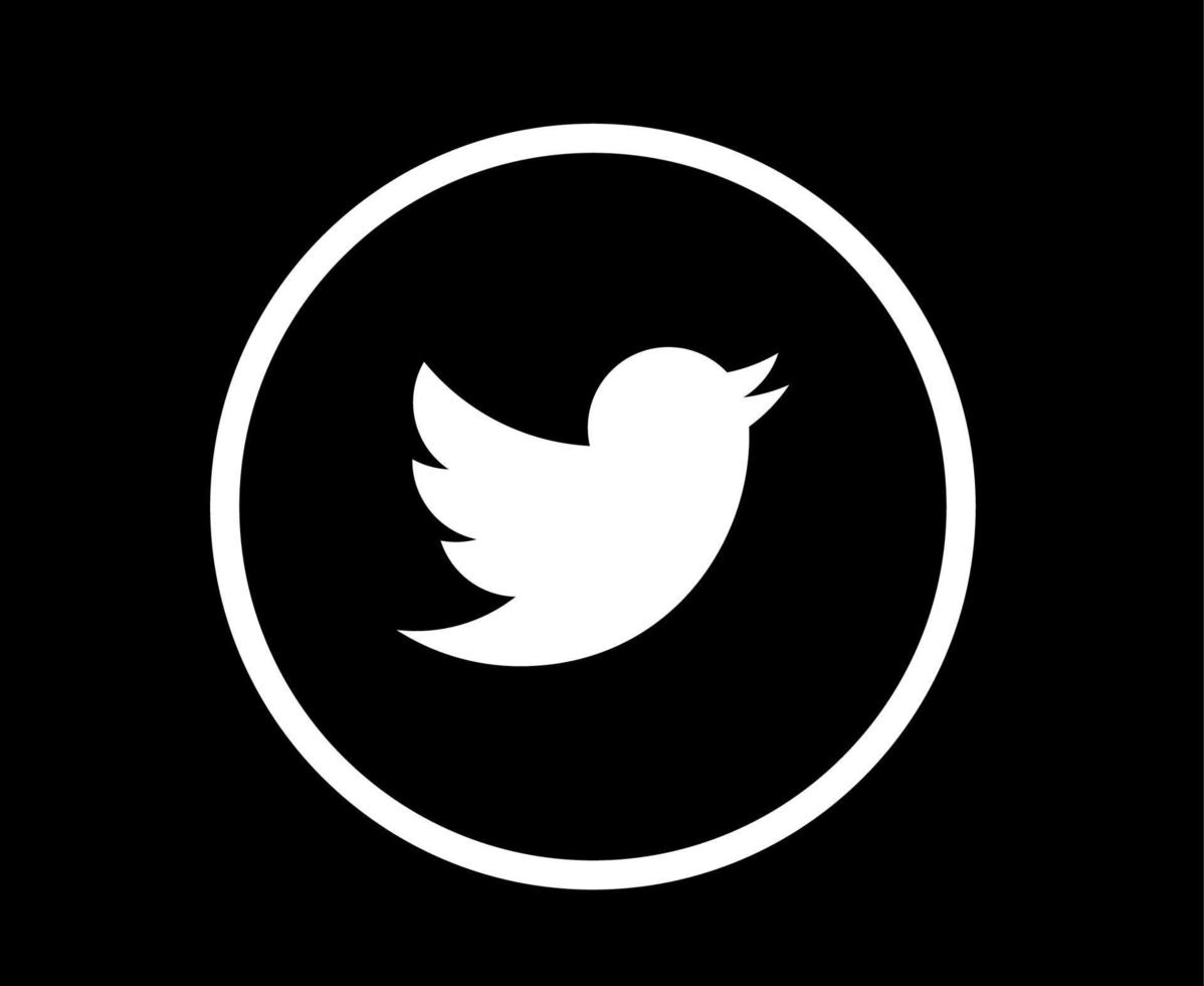 Twitter Social Media Symbol Symbol Design abstrakte Vektorillustration vektor