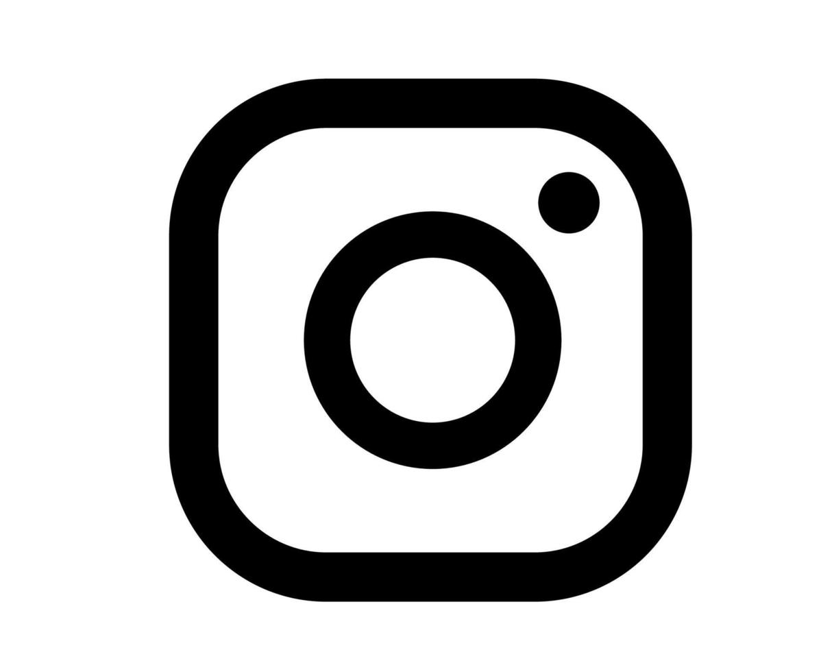 instagram sociala medier ikon symbol element vektor illustration
