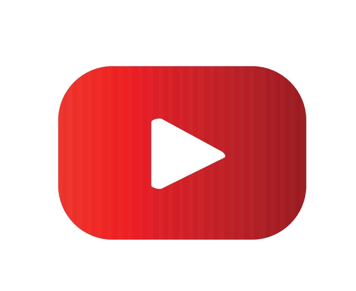 youtube social media symbol symbol element vektor illustration