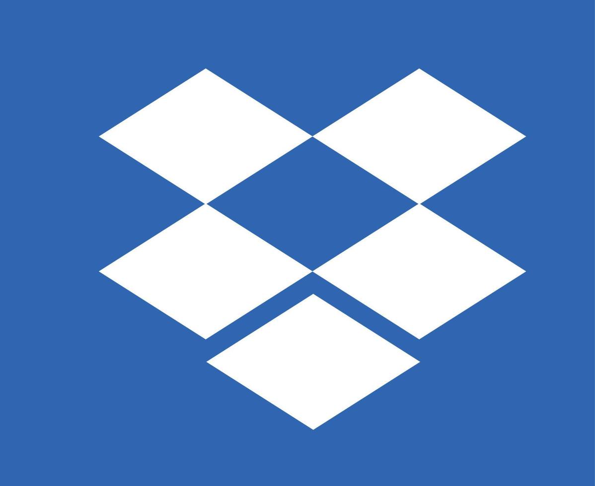 dropbox social media symbol symbol vektor illustration