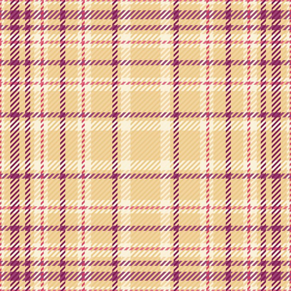 Tartan-Plaidmuster mit Textur und warmer Farbe. Vektor-Illustration. vektor