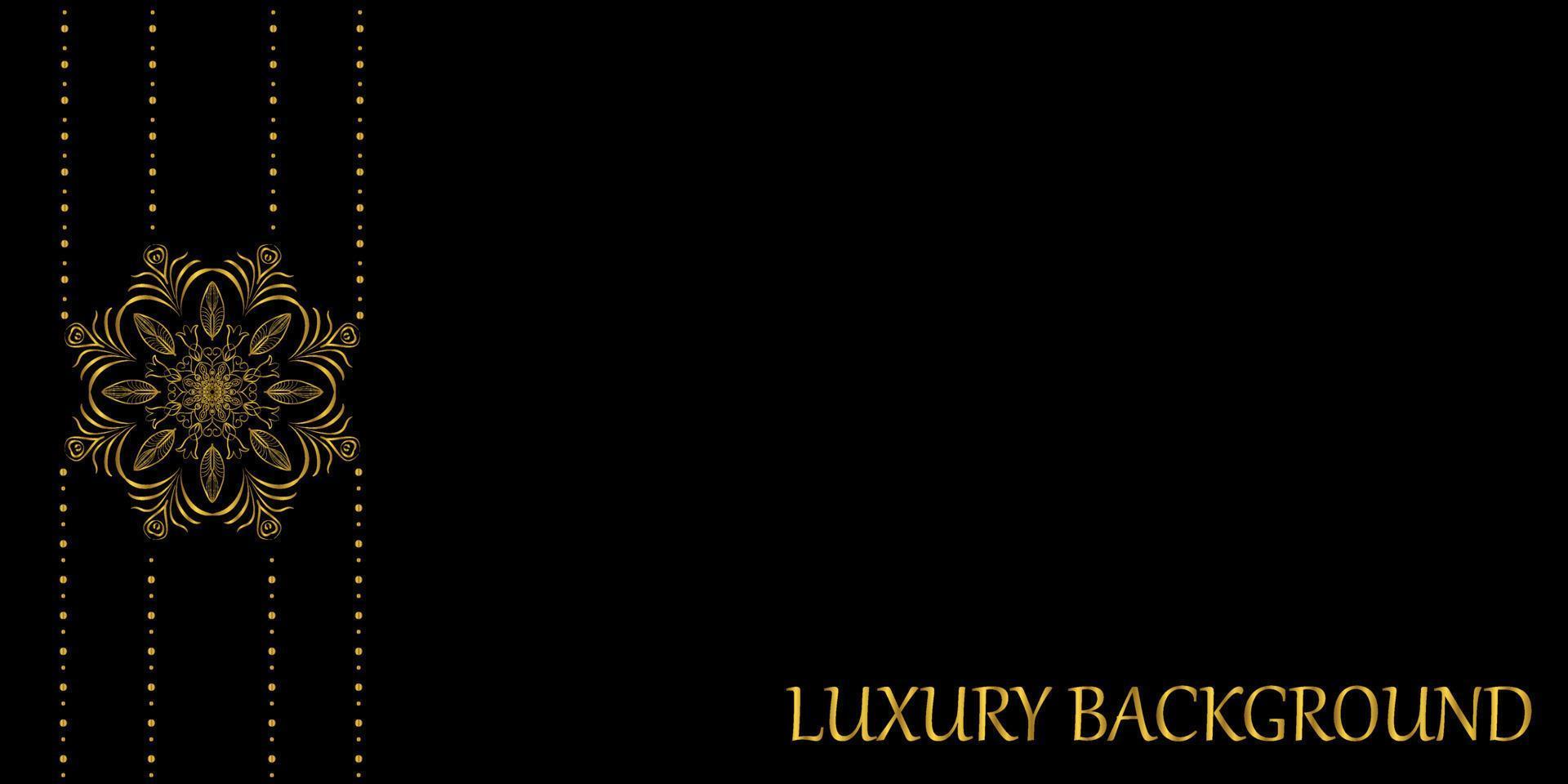 luxus-mandala-hintergrund mit goldenem muster im arabischen islamischen oststil. dekoratives mandala im ramadan-stil. Mandala für Print, Poster, Cover, Broschüre, Flyer, Banner vektor