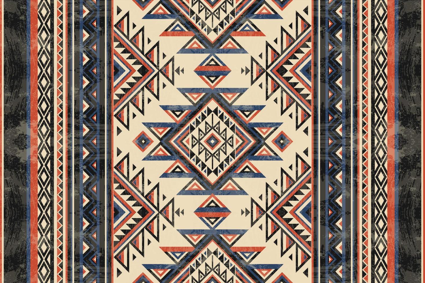 indian indisk prydnad mönster geometrisk etnisk textil textur tribal aztec mönster navajo mexikanskt tyg sömlös vektor dekoration mode