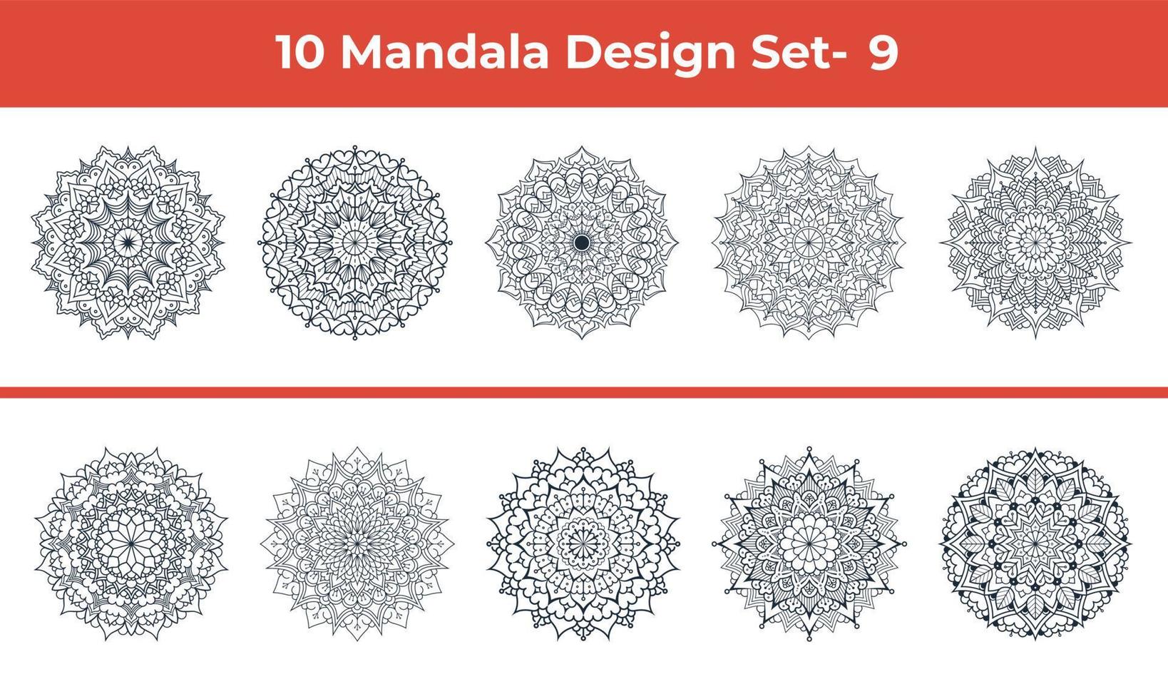 Mandala Design Arabeske arabischen islamischen Stil dekorative Dekoration. Diwali-Grußkarte im Mandala-Stil. Festival-Urlaub-Design-Hintergrund. vektor