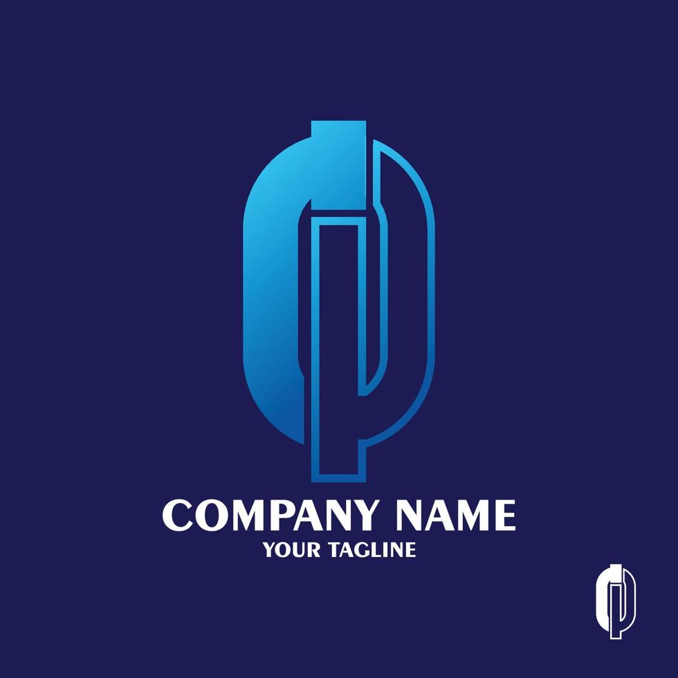 CP-Logo-Ideen kostenloser Vektor