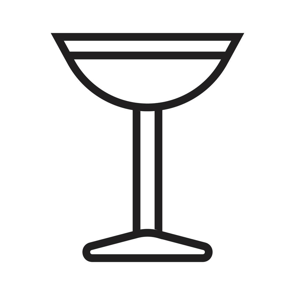Weinglas-Vektor für Website-Symbol-Icon-Präsentation vektor