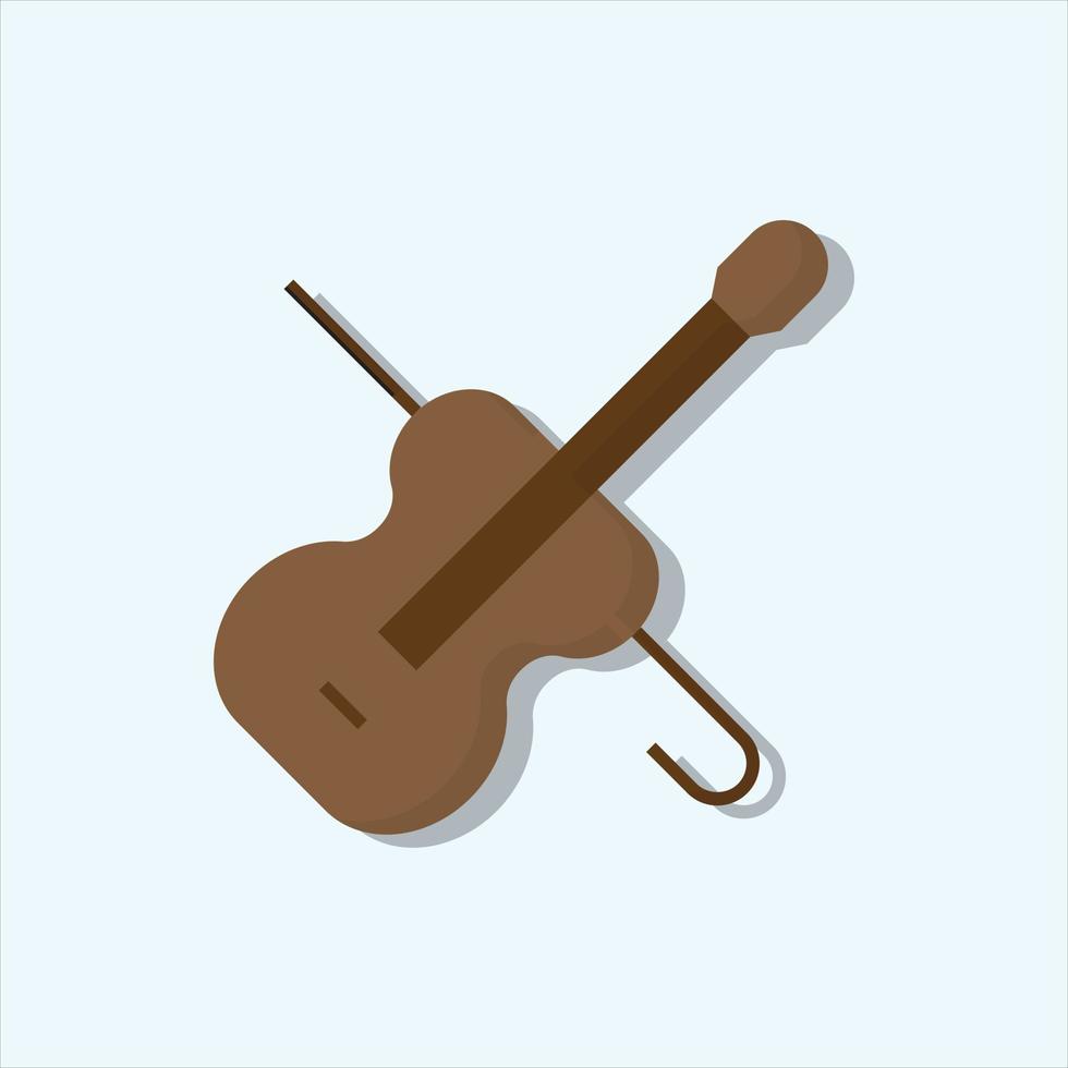 Geigenvektor für die Symboldarstellung der Website vektor